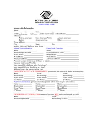 Fillable Online Our membership form! - White Earth Nation Fax Email ...