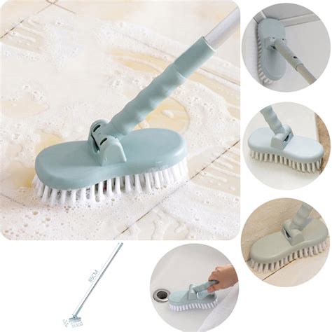 ALING 1 piece Handle Cleaning Brush Long Handle Indoor Kitchen Push ...