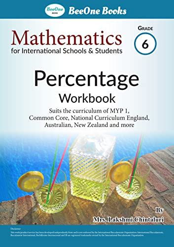 Percentage Grade 6 Maths : Workbook/ Worksheets eBook : Chintaluri ...