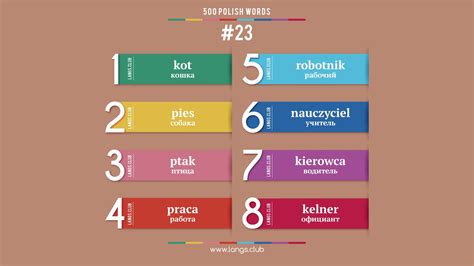 #23 - ПОЛЬСКИЙ ЯЗЫК - 500 основных слов. Изучаем польский язык ...