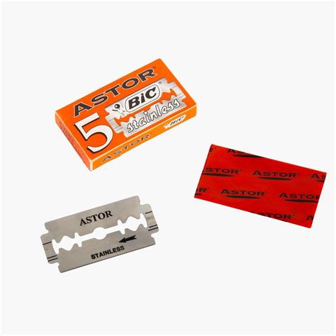 BIC Astor Stainless Safety Blades, Shaving Razor blades – PinkWoolf