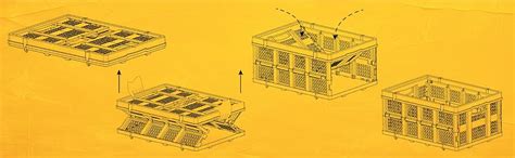 Stanley FT505 Plastic Folding Basket with 25 kg Capacity, Portable ...