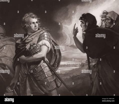 Actor John Henderson as Macbeth, 1787, scene from “The Tragedy of ...