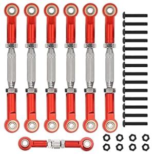 Buy Treehobby Metal RC Front Rear Metal Adjustable Steering Linkage ...