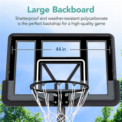 Best Choice Products Adjustable Regulation-Size Basketball Hoop ...