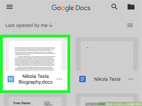 Setting Up a Google Doc 的图像结果