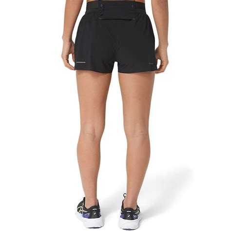 Buy ASICS Metarun Split Women Black Shorts Online