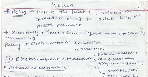 Fundamental of electrical engineering: Types of Relay
