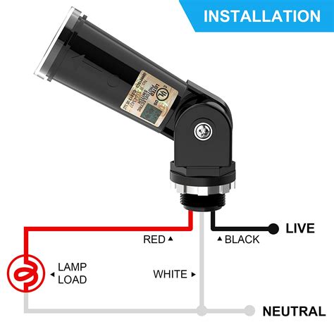 Photocell Sensor Switch Outdoor Conduit Lighting Control with Swivel ...