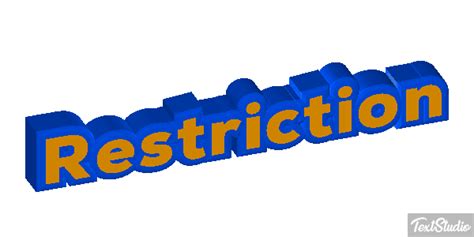 Image result for restriction