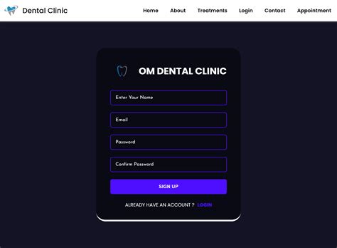 GitHub - ganraj21/Dental_Clinic: A single page material theme for a ...