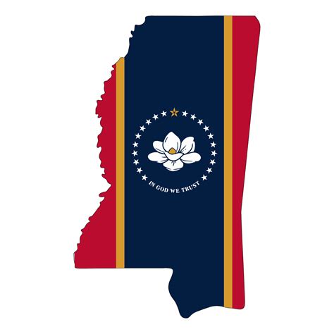 Mississippi Flag - State of America 26804028 PNG