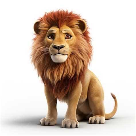 Free Photo | 3d animated cartoon lion