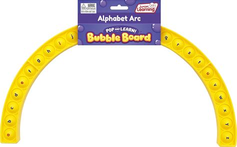 Junior Learning Double-Sided Alphabet Arc Bubble Board for Ages 4-7 ...