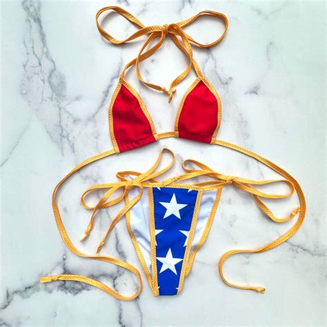 Wonder Woman - Scrunch Butt Two Piece