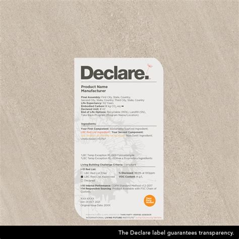 Declare Label - Benchmark US