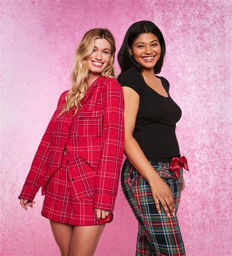 Cecelia Plaid Red PJ Set | Adore Me