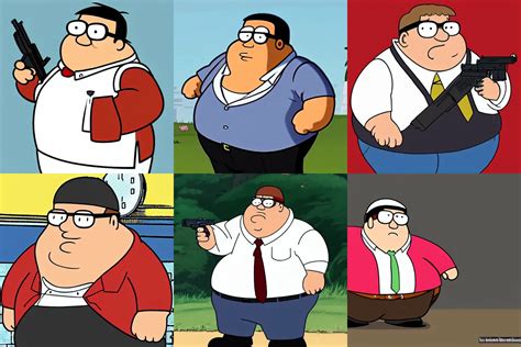 very fat Peter griffin holding a glock | Stable Diffusion | OpenArt
