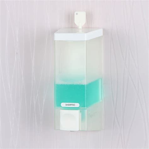 iTradeIMEX Wall Mounted High Volume Plastic Soap Dispenser with Spring ...