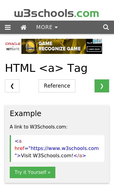 www.w3schools.com/tags/tag_a.asp SEO Report | SEO Site Checkup