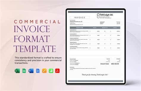 Commercial Invoice 的图像结果
