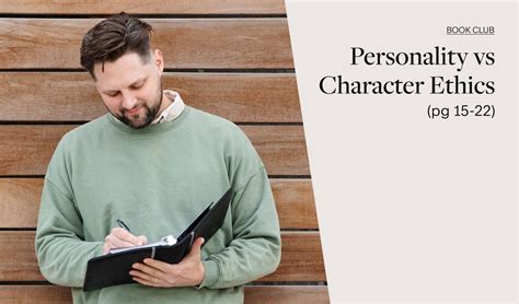 Book Club: Personality vs Character Ethics (pg 15-22) – FranklinPlanner ...