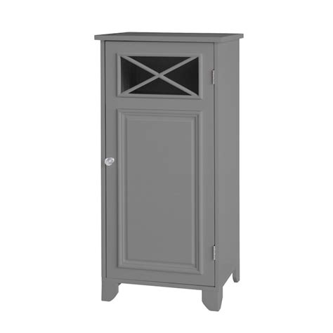 Teamson Home Dawson 15-in x 32-in x 13-in Gray Freestanding Linen ...