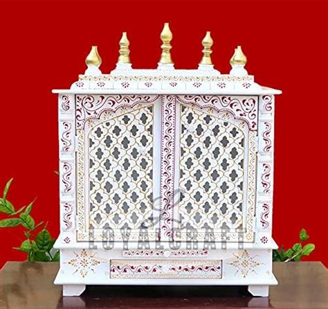 Kamdhenu art and craft Wooden Temple, Pooja Mandir, Pooja Mandap for ...