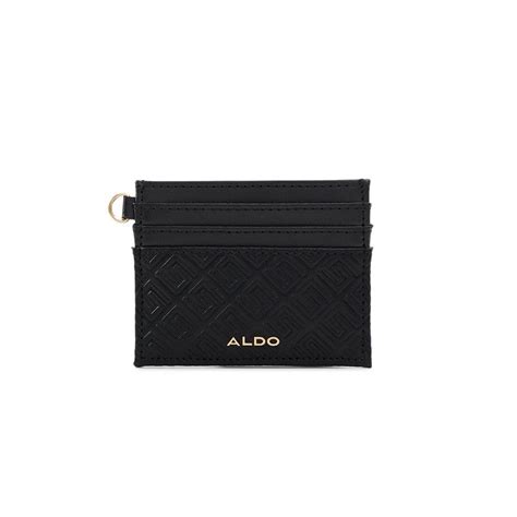 Buy Aldo Womens Black Textured Card Case (M) Online