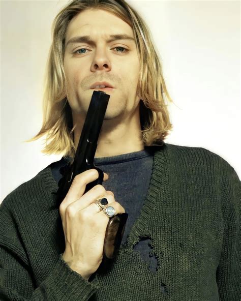 Kurt Cobain Gun Wallpaper Seattle Police "Reexamine" Investigation