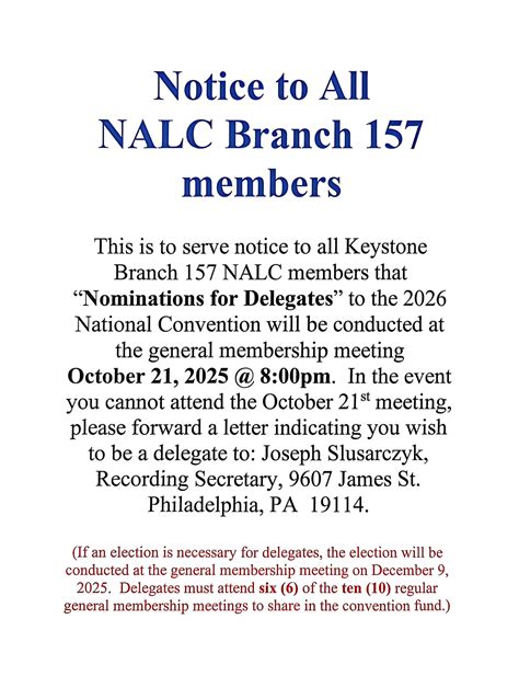 2026 National Convention