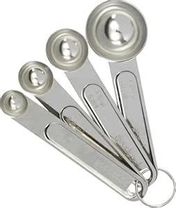 Good Cook Classic Set of 4 Stainless Steel Measuring Spoons : Amazon.in ...