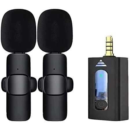 K35 3.5mm Aux Dual Receivers (2 - Mics, 1 Input) Wireless Collar ...