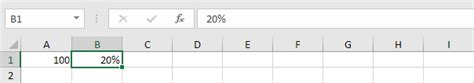 Image result for 20% Formula Excel