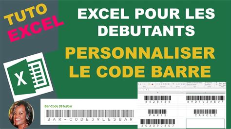 Image result for Code Barre Excel