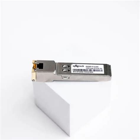 Syrotech GOXS-C12-02 Copper SFP Module 1G Gigabit RJ-45 Transceiver ...