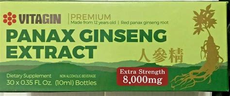 Royal king Red PANAX Ginseng Extract 12 years old Roots 8000 Mg India ...