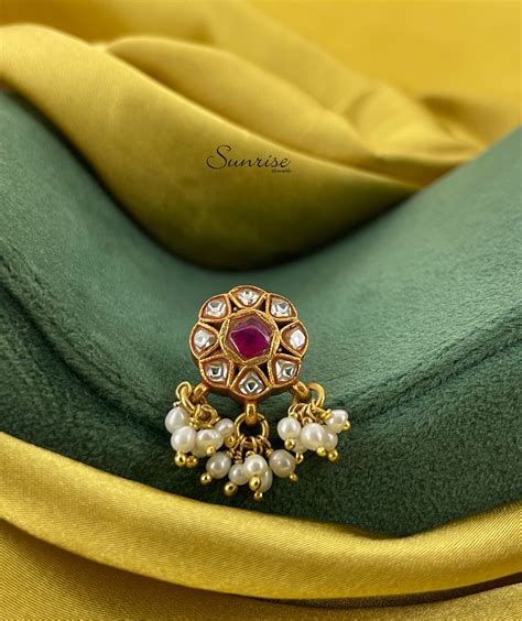 CLIP ON KUNDAN NOSE PIN – Sunrise Silversmiths