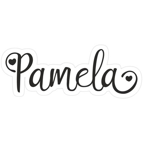 Pamela Name, Pamela Calligraphy, Gift For Pamela, Custom Gift Pamela ...