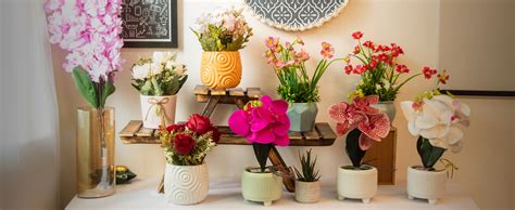 Buy Market99 Pink Ceramic Vase - Engraved Floral Pattern, Flower Holder ...