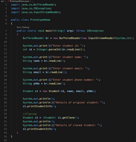Image result for Prototype Design Pattern Java