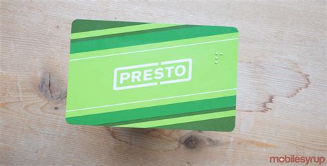 TTC Presto Card 的图像结果