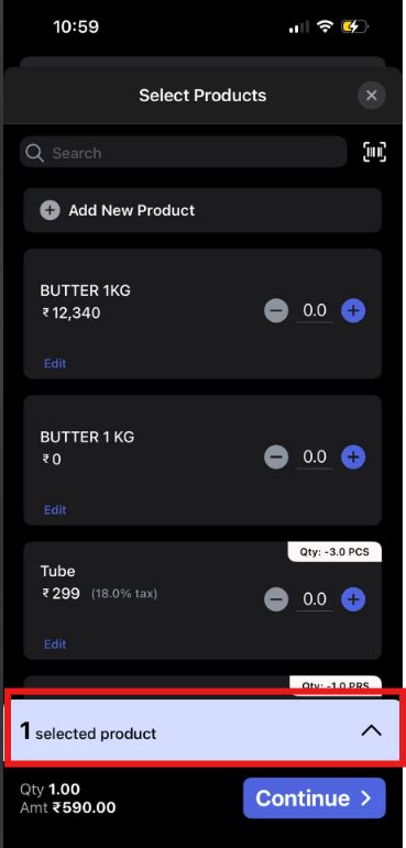 How to edit price of an item in an invoice on IOS? - IOS - Swipe