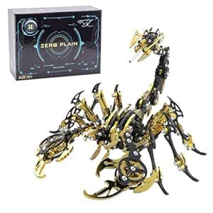 3D Steampunk Metal Puzzles Scorpion Animal Model Kit for Adults ...