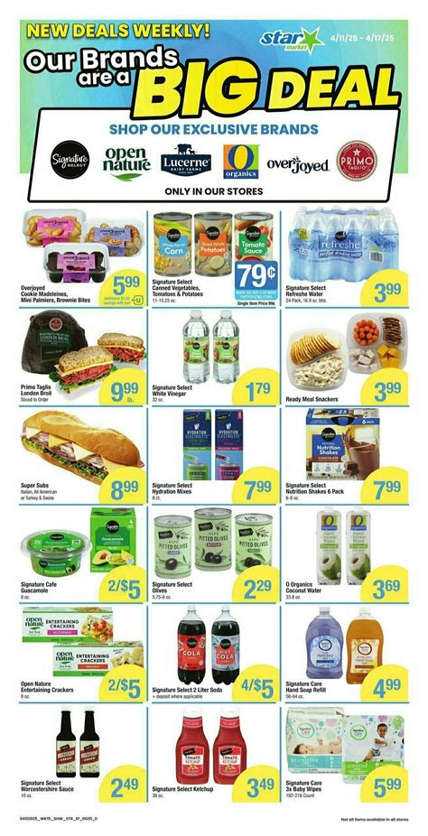 Star Market Additional Savings Flyer from April 11