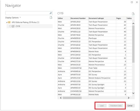 Solved: Newbie - When I select an excel spreadsheet my Loa ...