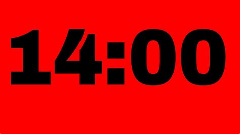 14 Minute Timer: Silent Countdown With Loud Noise (Alarm At The end ...