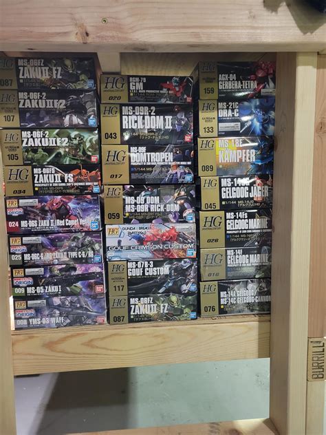 Posting my pile of shame to finally motivate me to start building : r/Gunpla