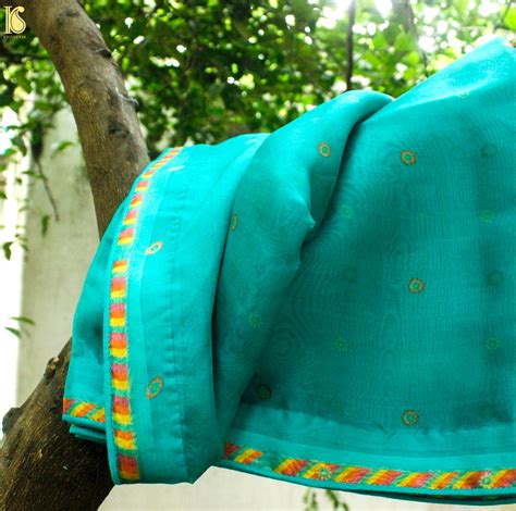 Organza Silk Turkish Print Karanfil Dupatta – Khinkhwab