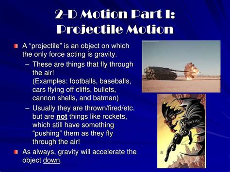 Image result for 2-Dimensional Motion Examples